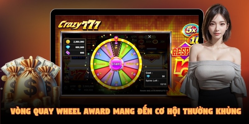 Nổ hũ cazy 777 wheel award