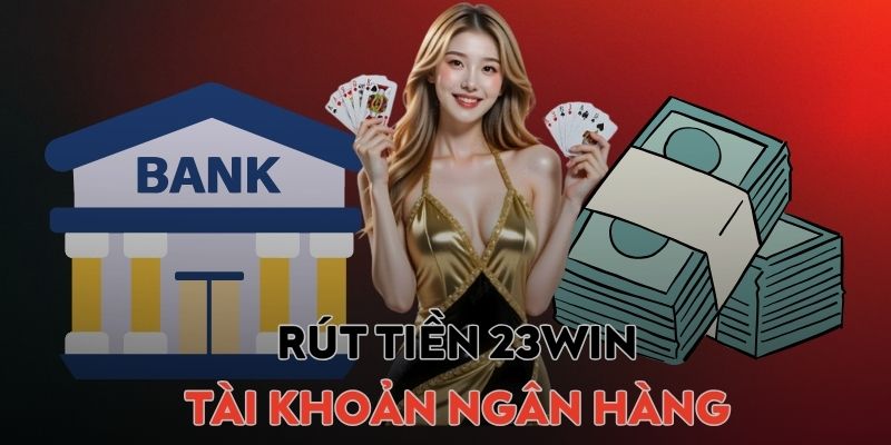 Rút tiền 23WIN bằng hình thức chuyển tiền qua tài khoản ngân hàng